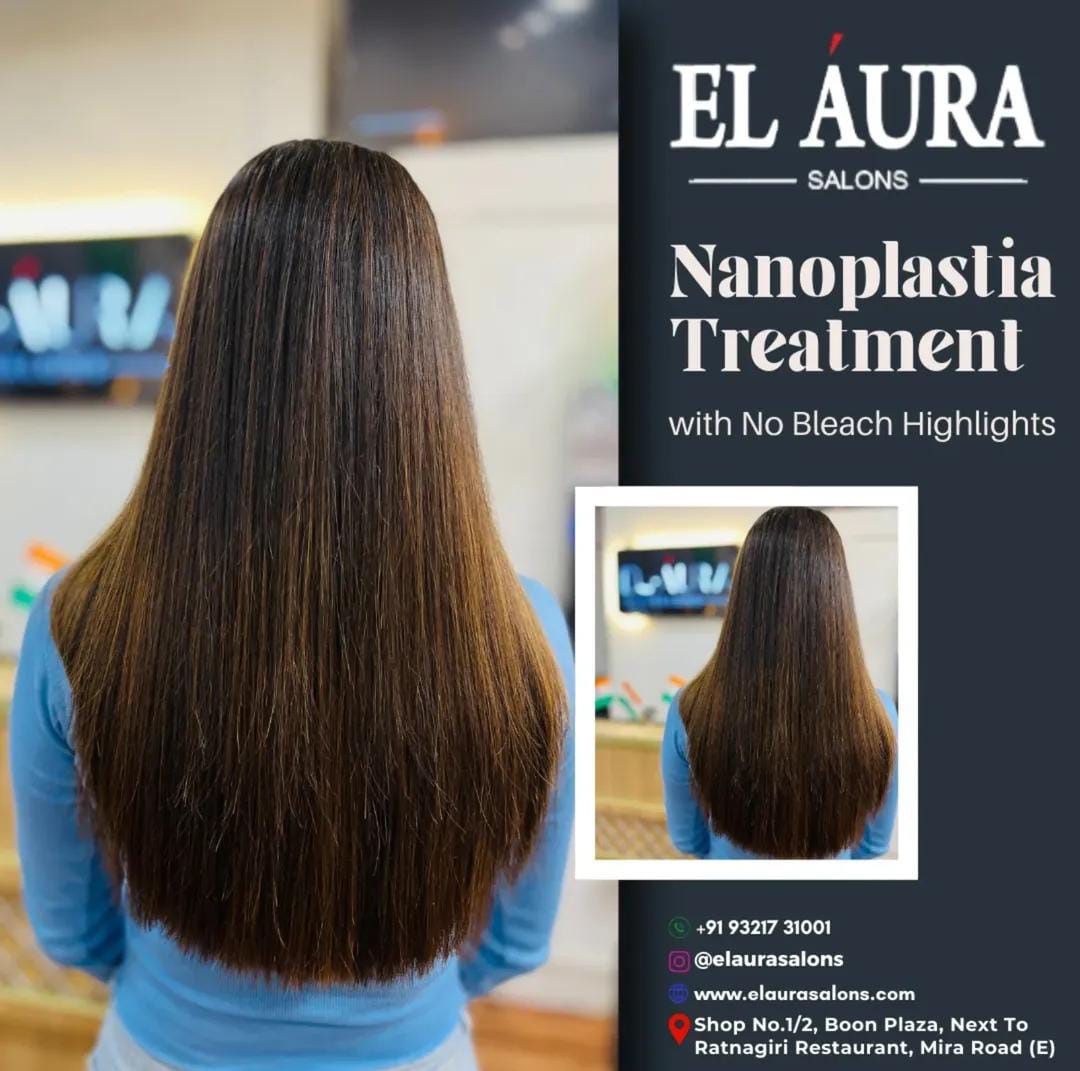 Keratin treatment result at EL ÁURA Salons